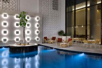 Pool illustration for Yas Island